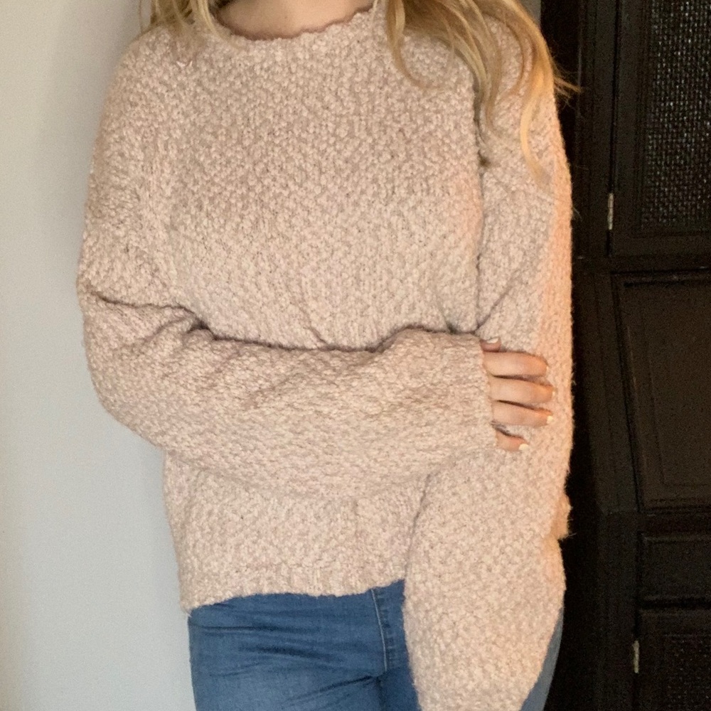 Light Pink Knitted Sweater